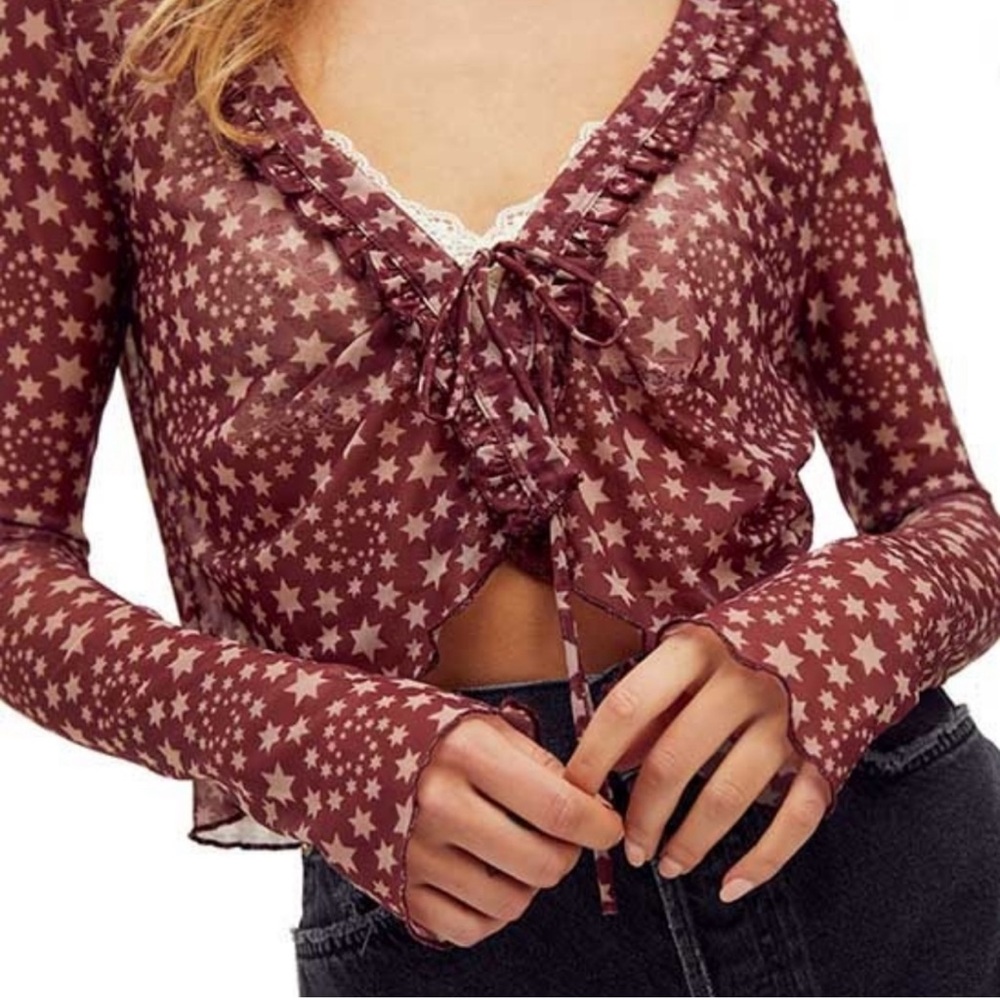 Free People Marne Top Sanguine